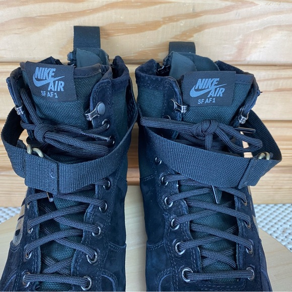 Nike SF Air Force 1 Mid Big Logo Black Cool Grey Men's 9 US Sneakers 917753 008 - Picture 8 of 11